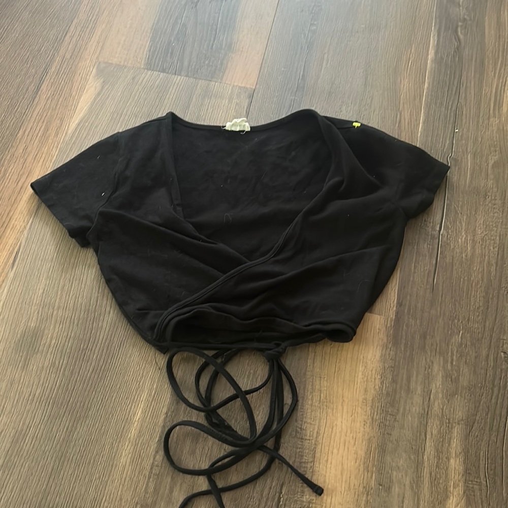 Garage black tank top